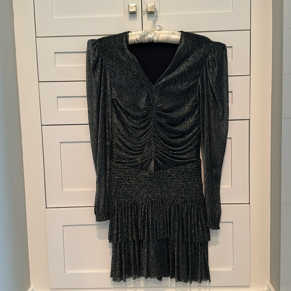 IRO sparkly dress size xs, metallic gray/silver, never been worn